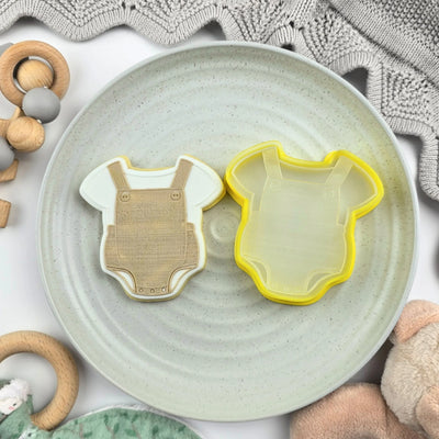 Cookie Cutter Baby Overalls Romper Debosser & Cutter Set