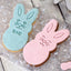 Cookie Stamp Bunny Faces Emboss 3D Printed Cookie Stamp Set (2 pce)