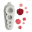 Moulds 4 in 1 Roses Silicone Mould (Katy Sue)