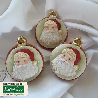 Santa cupcake mould