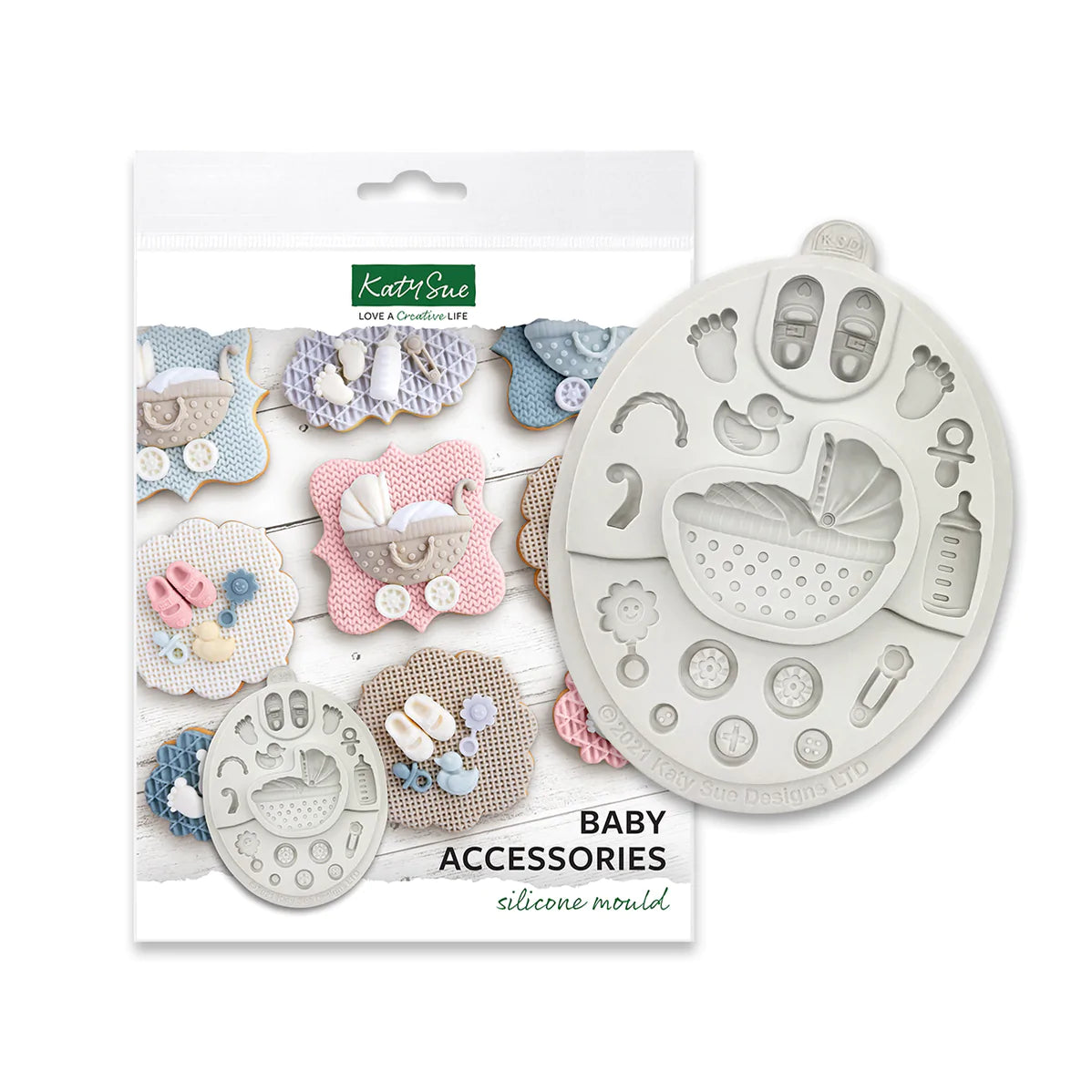 Moulds Baby Accessories Silicone Mould (Katy Sue)l