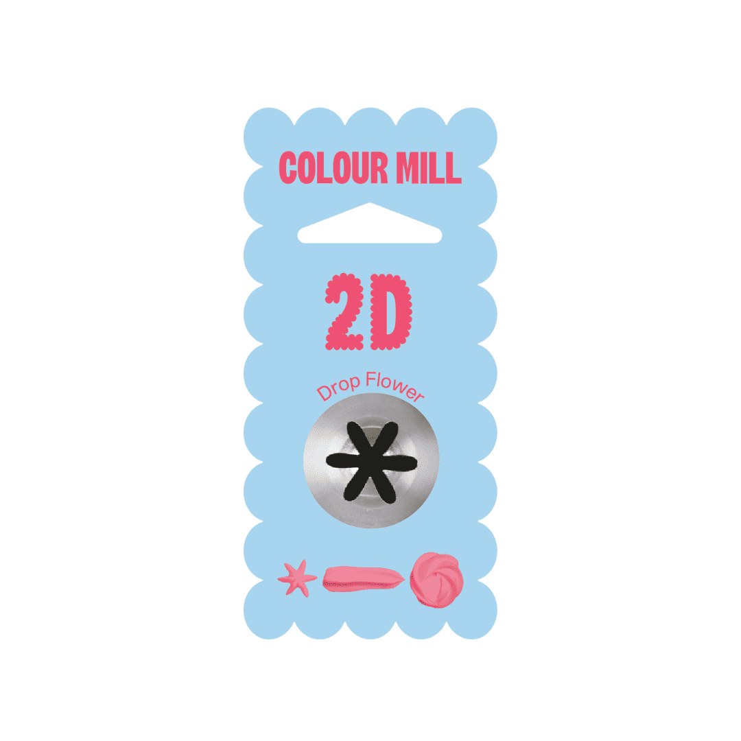 Piping Tip Closed Star 2D Colour Mill – view 3