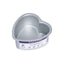 Heart Cake Tin 6"  Elite Anodised Loyal