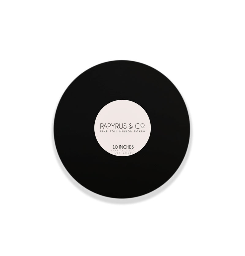 Cake Board Masonite (Black Matte) 10" Round