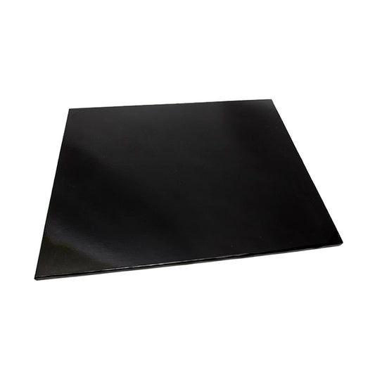 Cake Board Masonite (Black) 12" Square