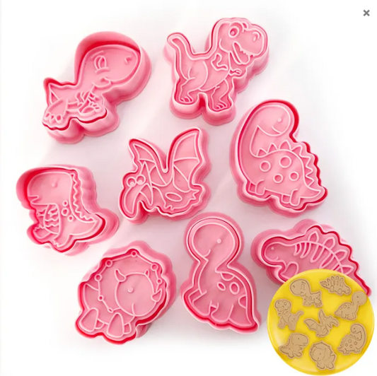 Cookie Cutter Dinosaurs 8 Piece Set