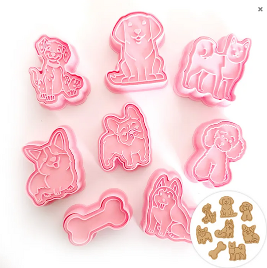 Cookie Cutter Dog 8 piece Set