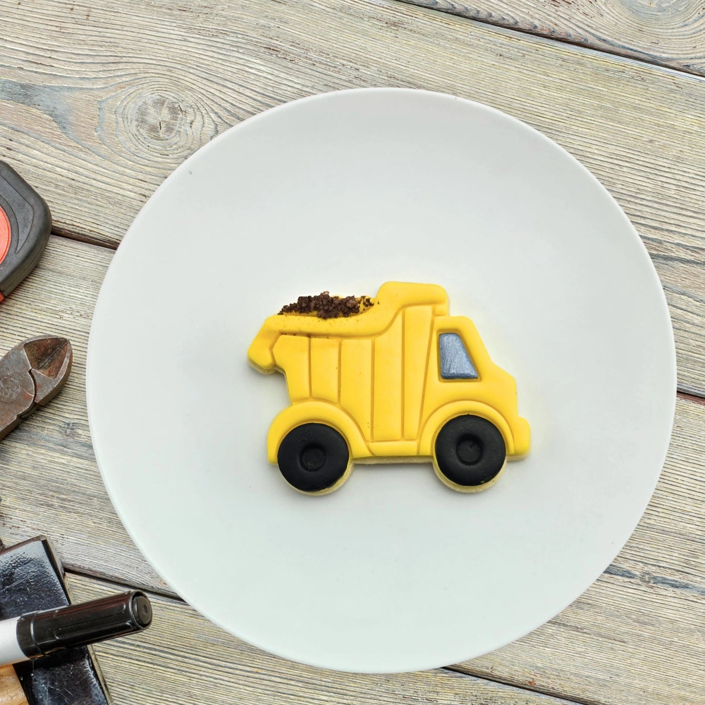 Cookie Cutter Dump Truck Cutter & Embosser Set
