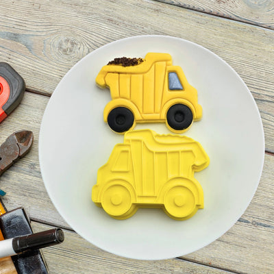Cookie Cutter Dump Truck Cutter & Embosser Set