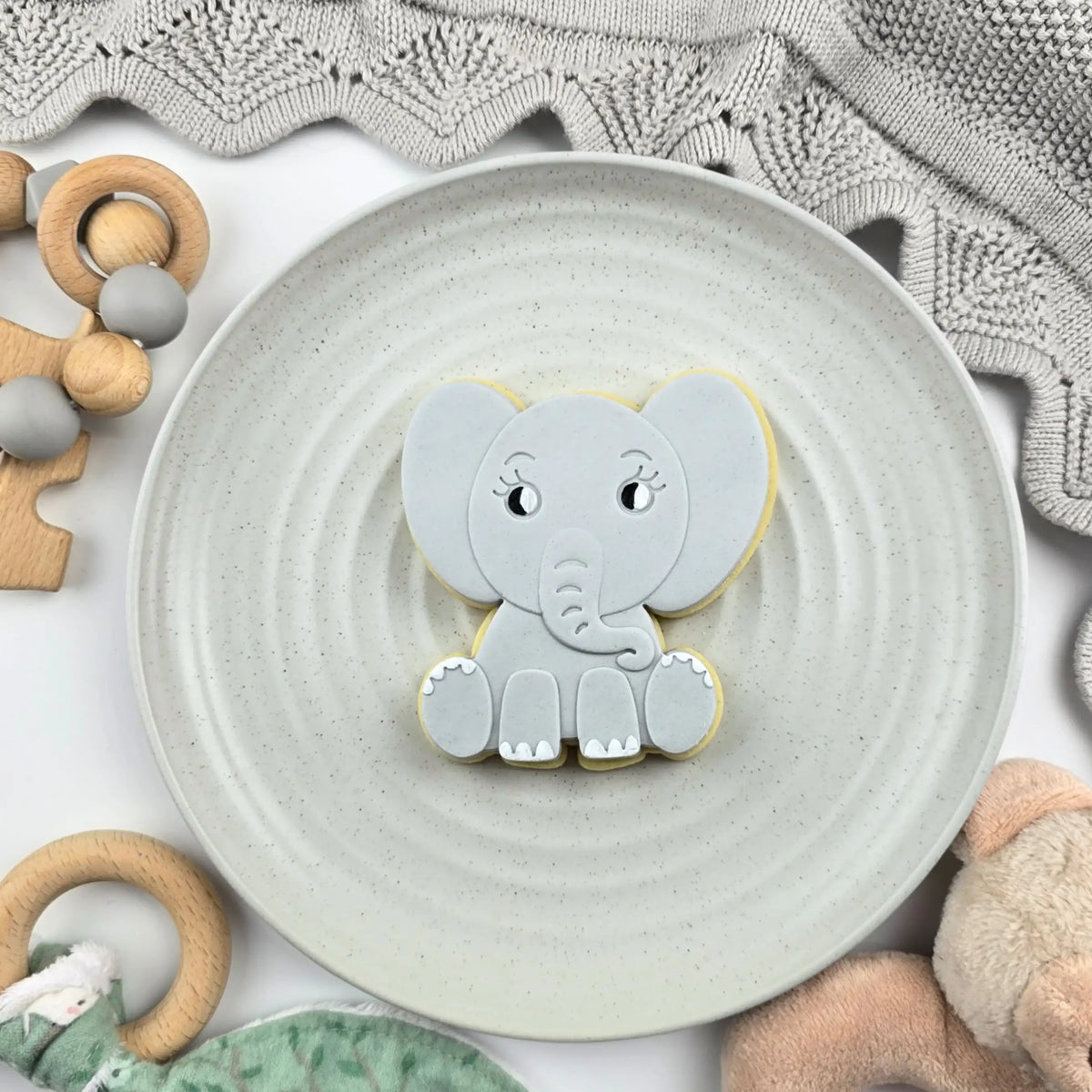 Cookie Cutter Elephant Cutter and Embosser Set