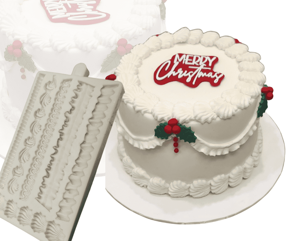 Christmas Fondant Cake Class – view 2
