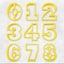 Cookie Cutter Wide Number Cutters Size 3" 7.6cm