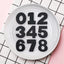 Cookie Cutter Wide Number Cutters Size 3" 7.6cm