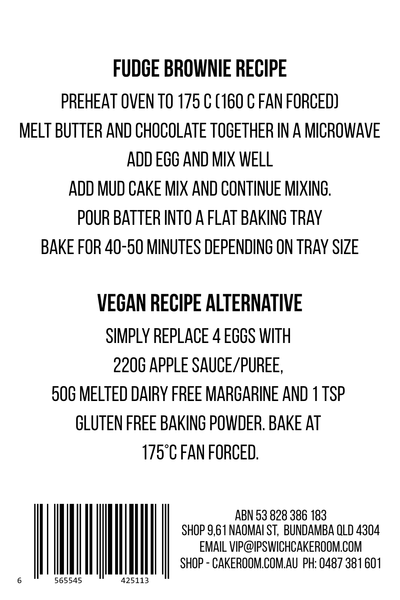 GLUTEN FREE CHOCOLATE MUD MIX 2KG