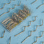 13cm SWIRLY Cake Candles GOLD (Pack of 16)