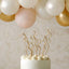 13cm SWIRLY Cake Candles GOLD (Pack of 16)