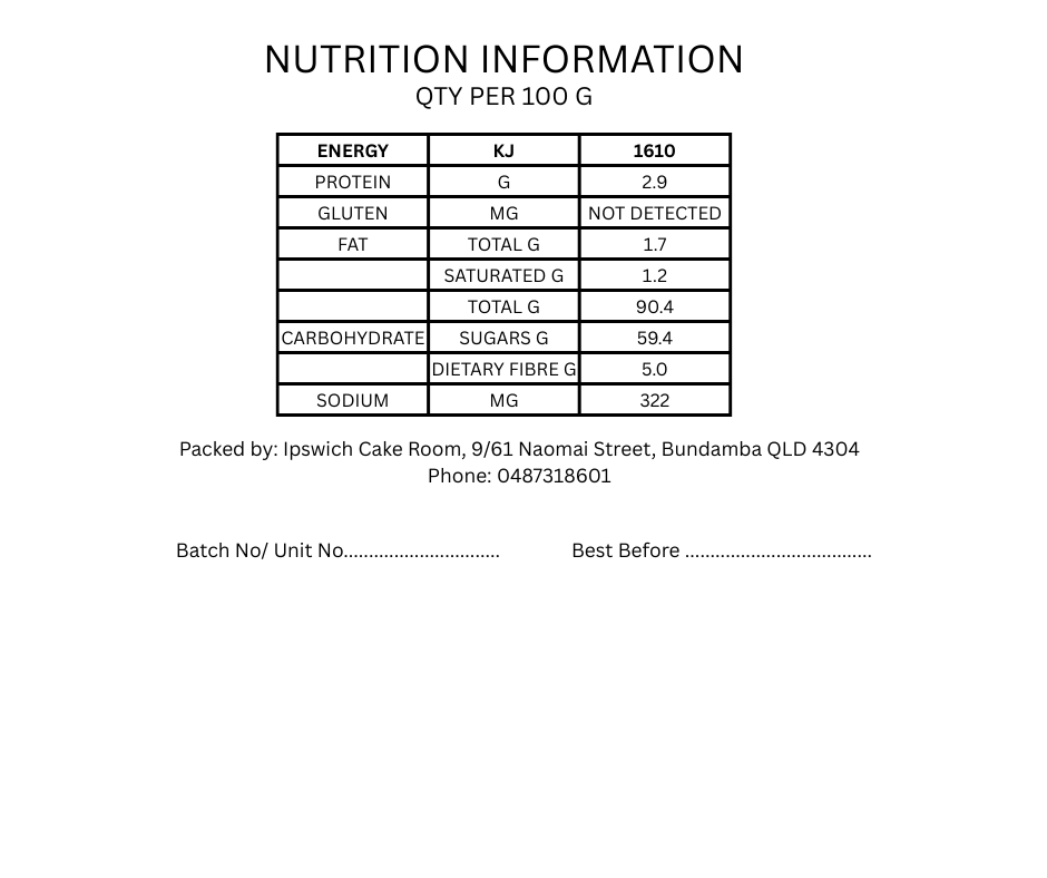 GLUTEN FREE CHOCOLATE MUD MIX 1KG