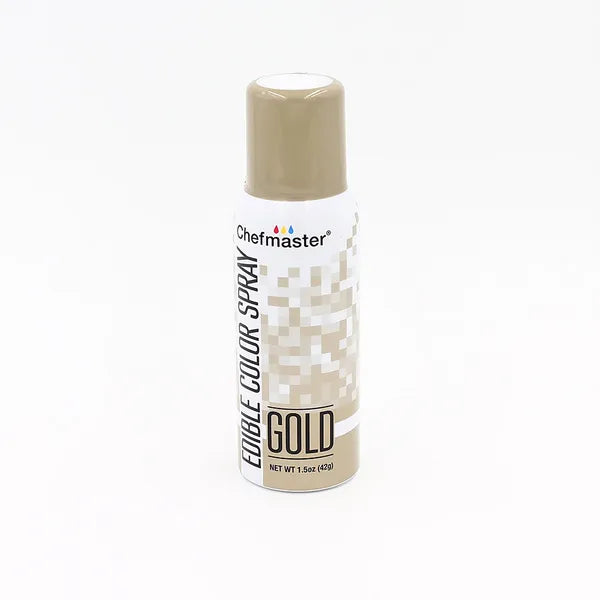 Food Colour Chefmaster Gold Edible Food Spray 1.5oz (42g)