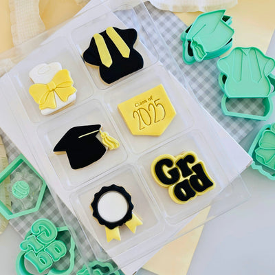 Graduation Cap - Bento Minis Cutter Set (SweetP)