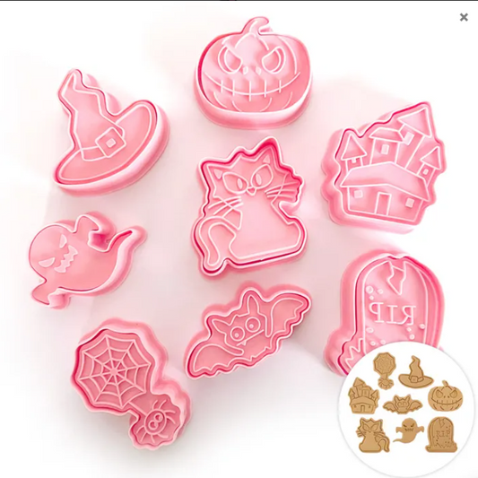 Cookie Cutter Halloween 8 piece Set