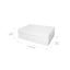 CAKE BOX RECTANGLE HALF SLAB 18x14x6(H)in CAKE BOX+LID