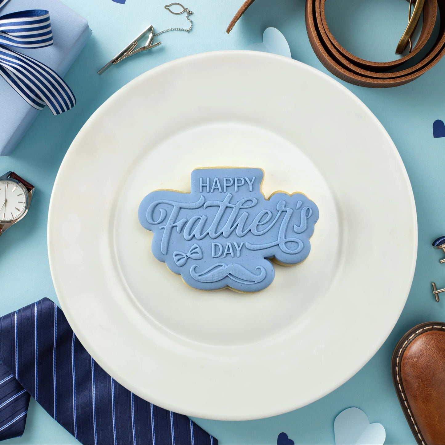 Cookie Cutter Happy Father's Day Debosser