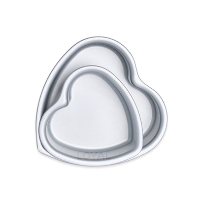 Heart Cake Tin 8"  Elite Anodised Loyal
