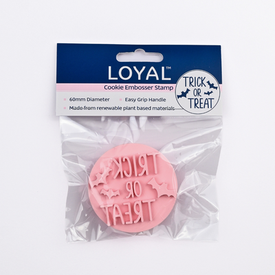Cookie Embosser Stamp Trick or Treat LOYAL