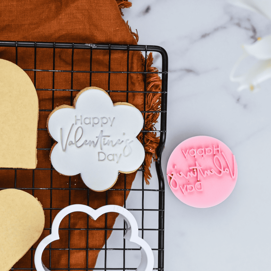 LOYAL Cookie Embosser Stamp Happy Valentine's Day – view 2