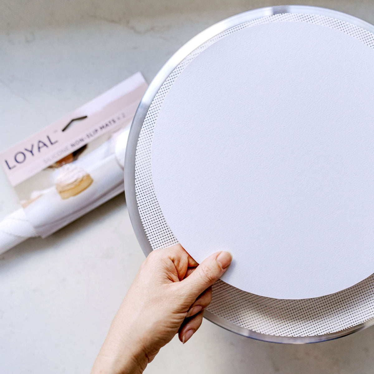 LOYAL SILICONE NON-SLIP MATS x 2