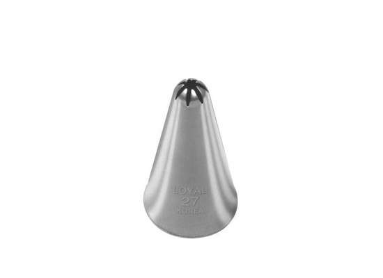 LOYAL Piping Tip No.27 CLOSED STAR STANDARD S/S – view 2