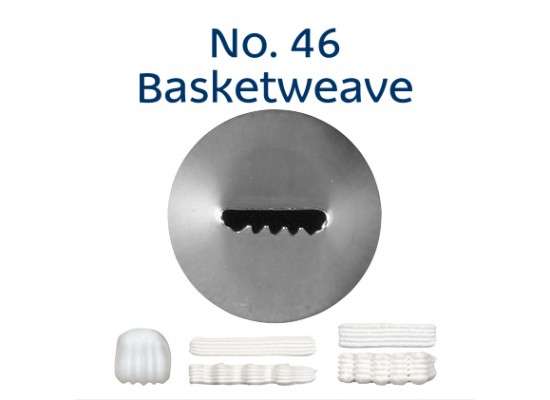 Piping Tip Basketweave No. 46 – view 2
