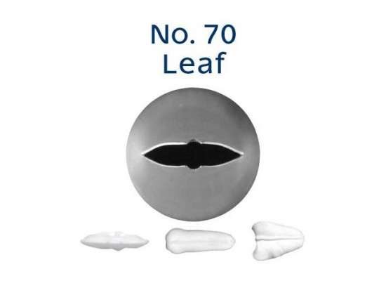 LOYAL Piping Tip No.70 LEAF STANDARD S/S