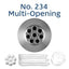 Piping Tip Multi Opening No. 234
