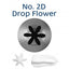 No.2D DROP FLOWER MEDIUM S/S