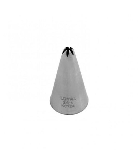 CLOSED STAR PASTRY TUBE S/S No. 3