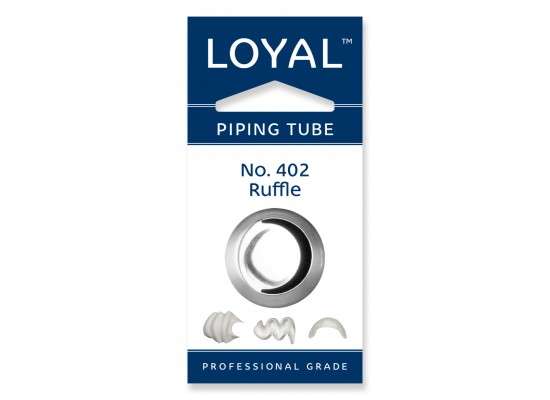 LOYAL Piping Tip No.402 RUFFLE MEDIUM S/S