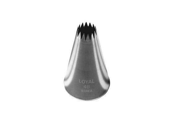 No. 4B OPEN STAR MEDIUM PIPING TIP LOYAL