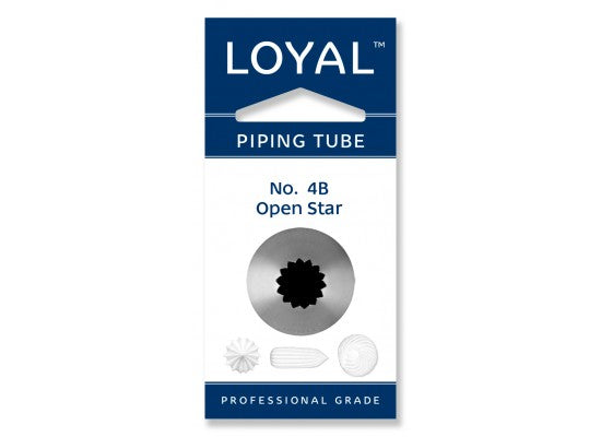 No. 4B OPEN STAR MEDIUM PIPING TIP LOYAL