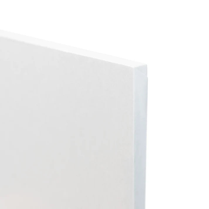 10mm Masonite Rectangle White Board (10x20")
