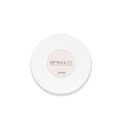 Cake Board Masonite (Matte White) 8" Round
