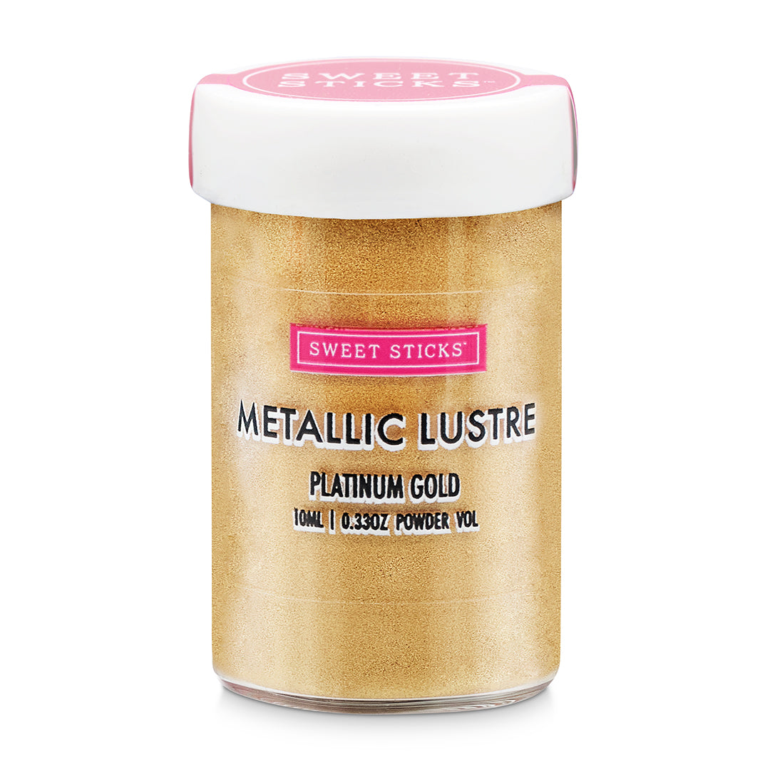 Edible Metallic Lustre Dust PLATINUM GOLD