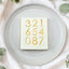 Cookie Stamp Number Stamp Set