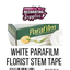 WHITE PARAFLIM FLORIST STEM TAPE