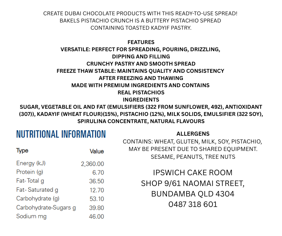 Pistachio Crunch 1kg