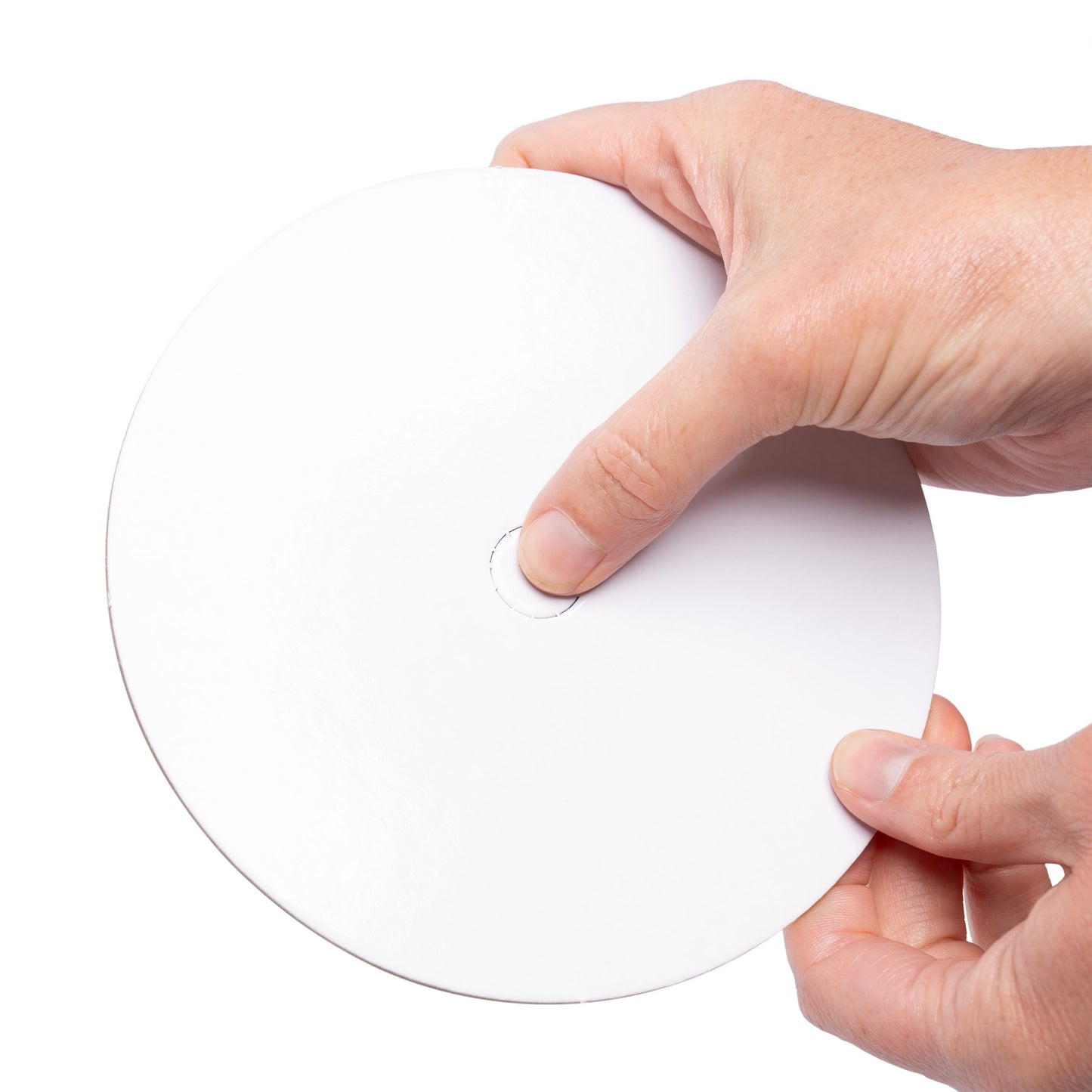 Cake Board Perforated Silver Foil Card 12" Round