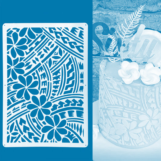 TROPICAL DESIGN STENCIL