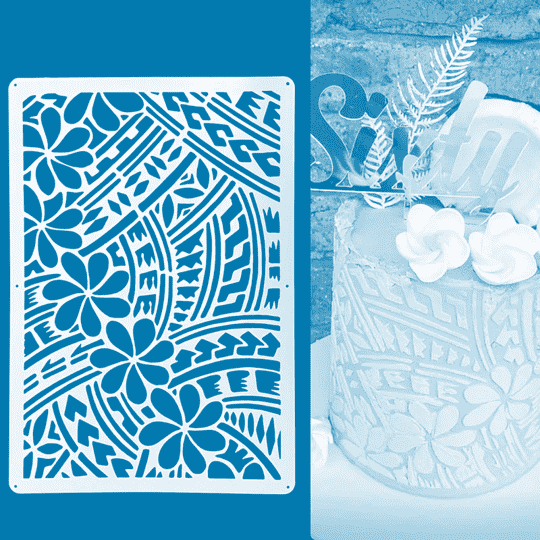 TROPICAL DESIGN STENCIL