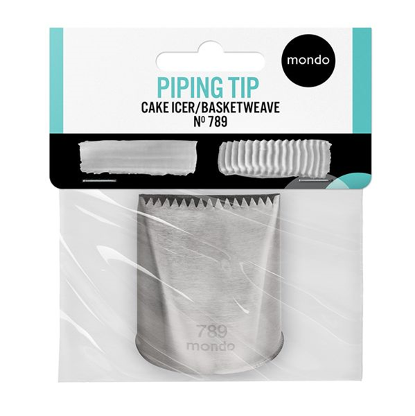 Piping Tip CAKE ICER/BASKETWEAVE No. 789