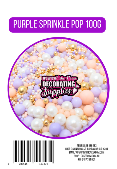 PURPLE POP SPRINKLES 100g